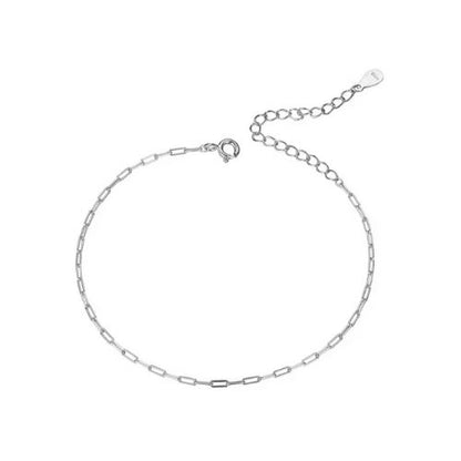Dünnes Damen Armband Ringsilber
