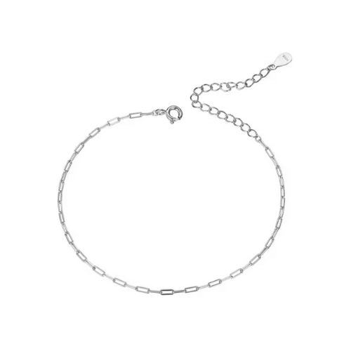Dünnes Damen Armband Ringsilber