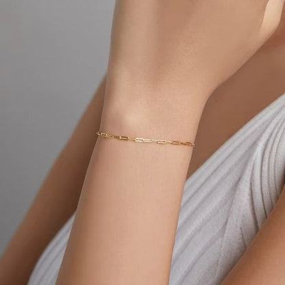 Dünnes Damen Armband Ringsilber