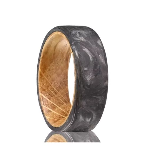 Ehering aus Holz für Paare Ringsilber