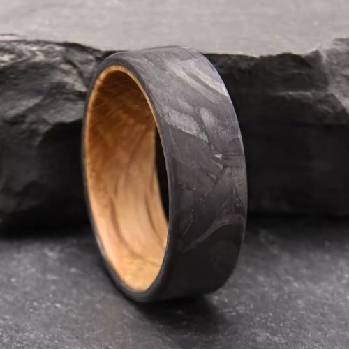 Ehering aus Holz für Paare Ringsilber
