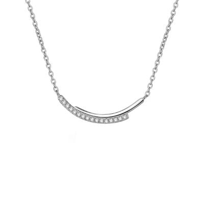 Elegante Moissanit-Halskette