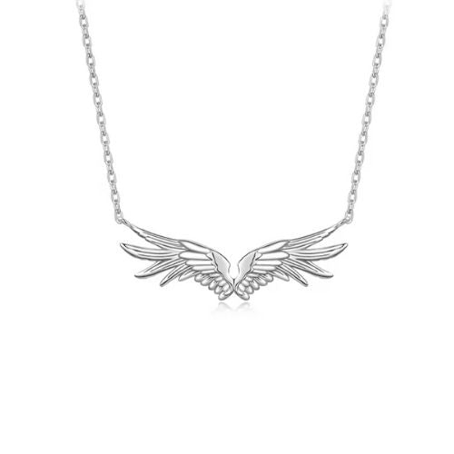 Engel Kette Ringsilber