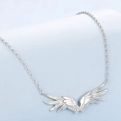 Engel Kette Ringsilber