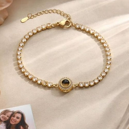 Fotogeschenk Armband Ringsilber