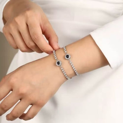 Fotogeschenk Armband Ringsilber