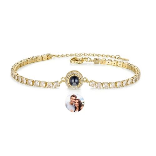 Fotogeschenk Armband Ringsilber