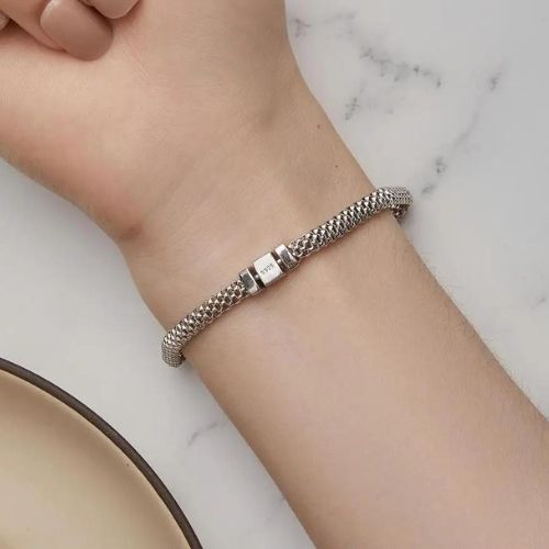 Damen-Armband-Aus-Echtem-Silber