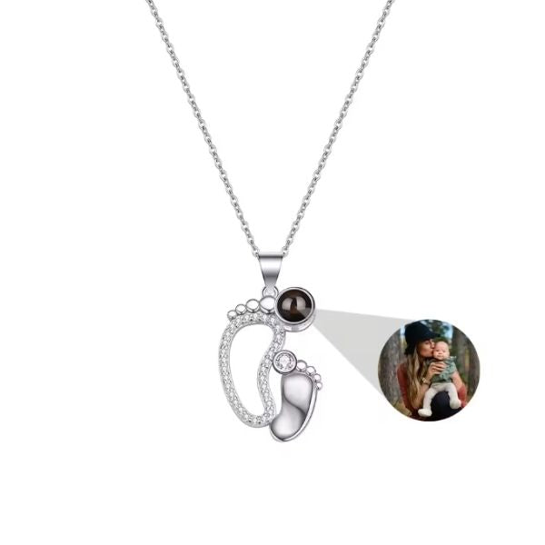 Fussabdruck-Kette-mit-Bild-fur-Damen