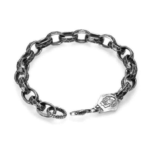 Gothic-Silber-Herrenarmband