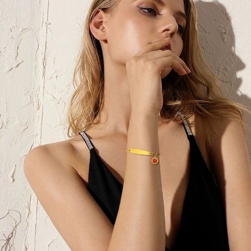Gravur Armbänder Damen Ringsilber