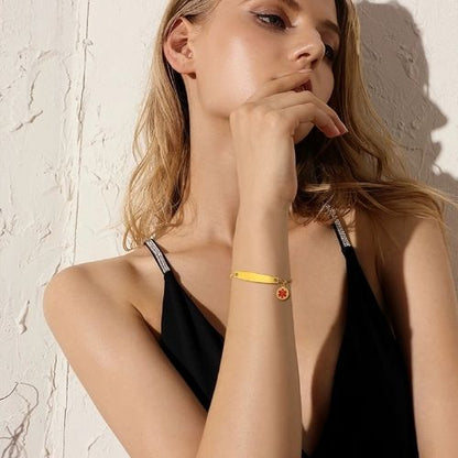 Gravur Armbänder Damen Ringsilber