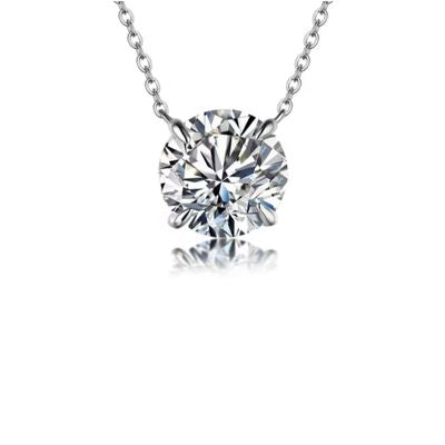 Große Damen Halskette mit Stein