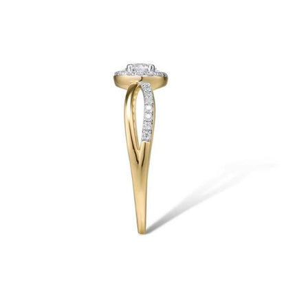 Gunstiger-Gold-Ring-Damen