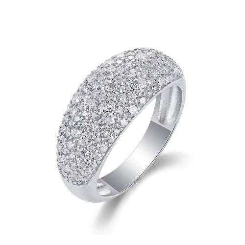 Halb-Ewigkeitsring für Damen Ringsilber