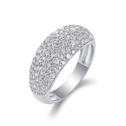 Halb-Ewigkeitsring für Damen Ringsilber