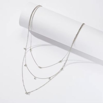 Halskette Choker für Damen Ringsilber