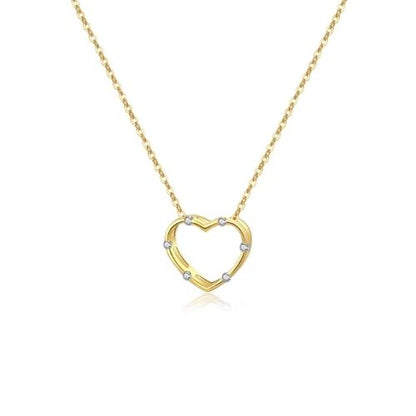 Halskette Herz Ringsilber