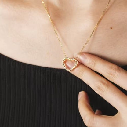 Halskette Herz Ringsilber