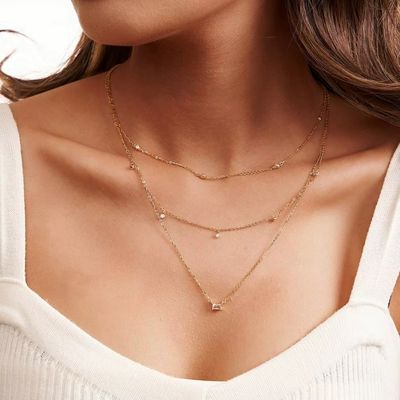 Halskette Choker für Damen Ringsilber