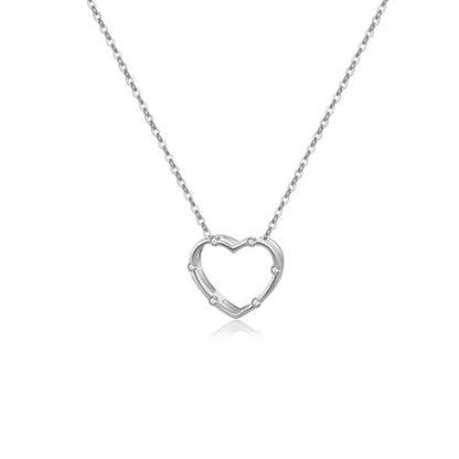 Halskette Herz Ringsilber