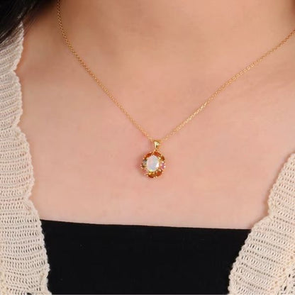 Halskette-aus-Opal-und-Turmalin-Steinen