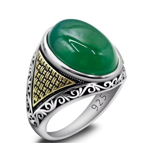 Handgefertigter Vintage-Silberring Ringsilber