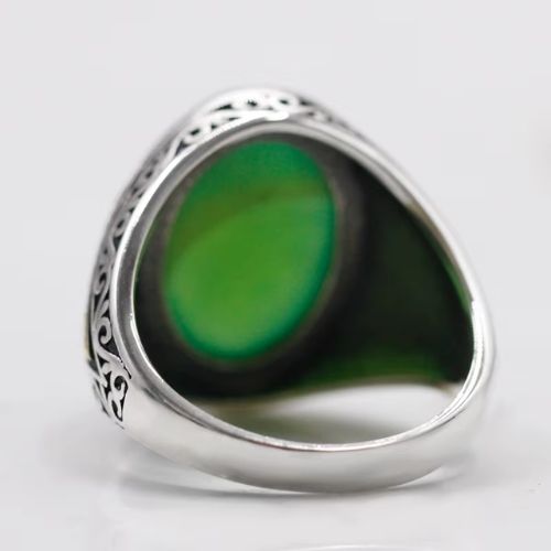 Handgefertigter Vintage-Silberring Ringsilber