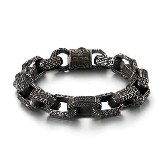 Herrenarmband-mit-dicker-Kette