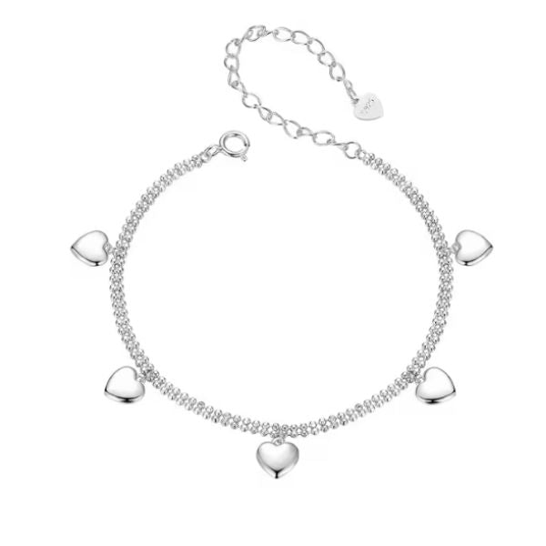 Herz-Charm-Damen-Armband