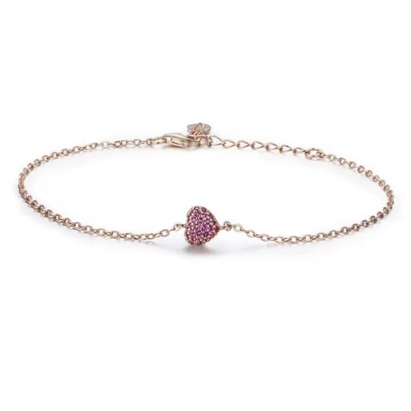 Herz-Damen-Armband-925-Silber