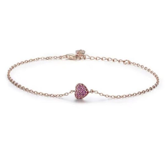 Herz-Damen-Armband-925-Silber