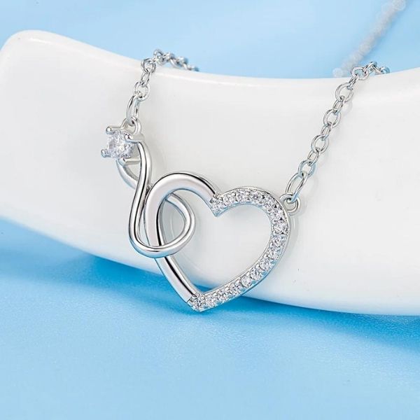 Herz-Kette-Silber