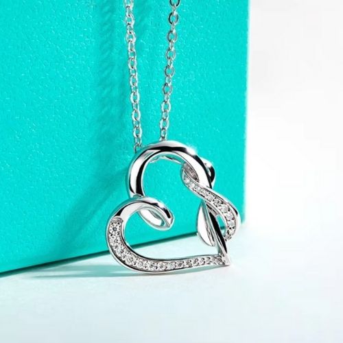 Herz&Unendlichkeit Silber Kette Ringsilber