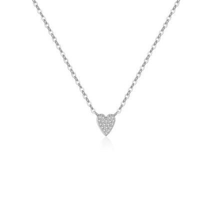 Herzkette Silber Ringsilber