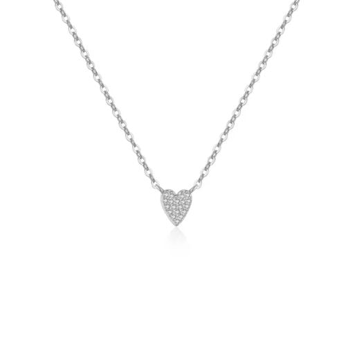 Herzkette Silber Ringsilber