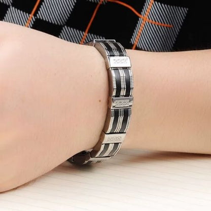 Hochwertiges Edelstahl Armband Ringsilber