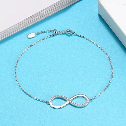 Infinity Armband Ringsilber