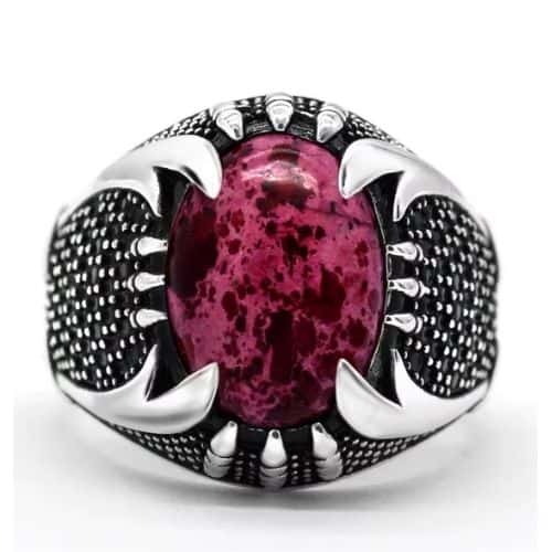 Islamischer Ring mit Zulfiqar-Schwert Ringsilber