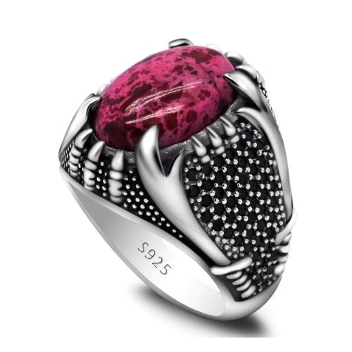 Islamischer Ring mit Zulfiqar-Schwert Ringsilber