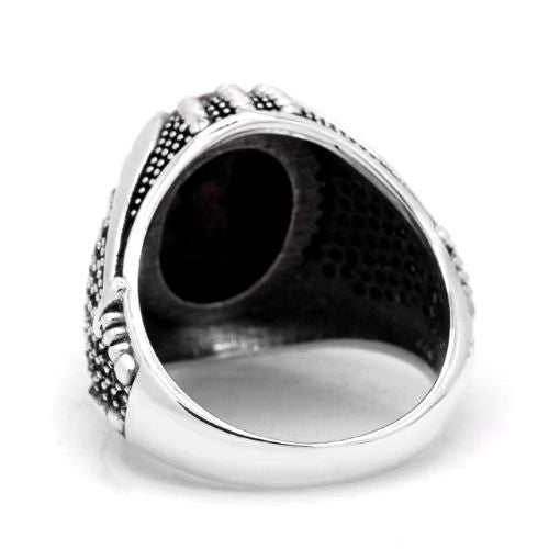 Islamischer Ring mit Zulfiqar-Schwert Ringsilber