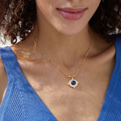 Klassische-Halskette-aus-Lapislazuli-Stein