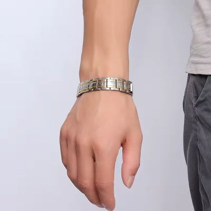 Magnet Armband Ringsilber