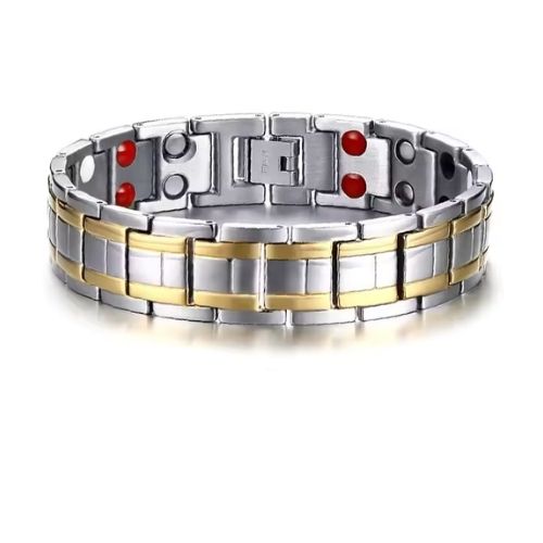 Magnet Armband Ringsilber