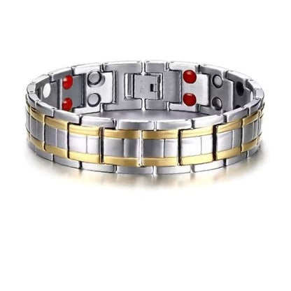 Magnet Armband Ringsilber