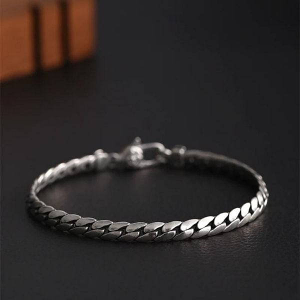 Manner-Armband-Silber