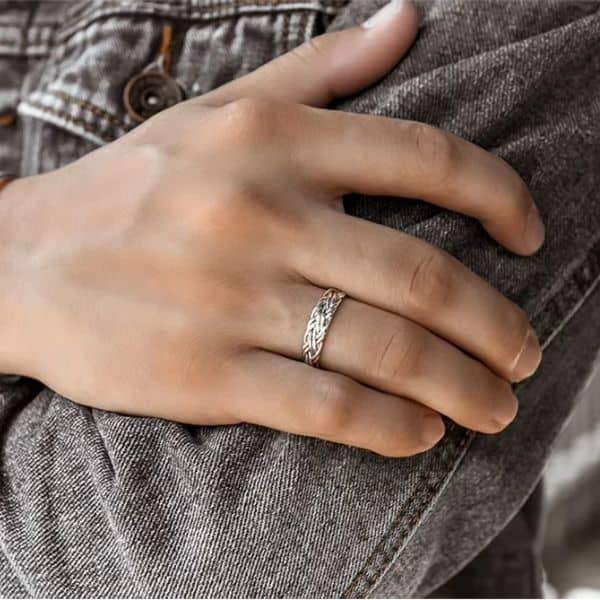 Manner-Ringe-Silber