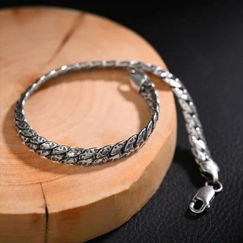 Manner-Silber-Armband