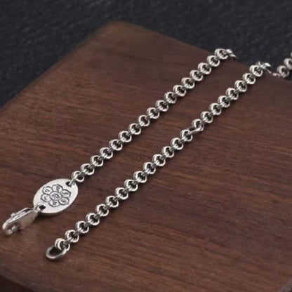 Männer Silberkette Ringsilber