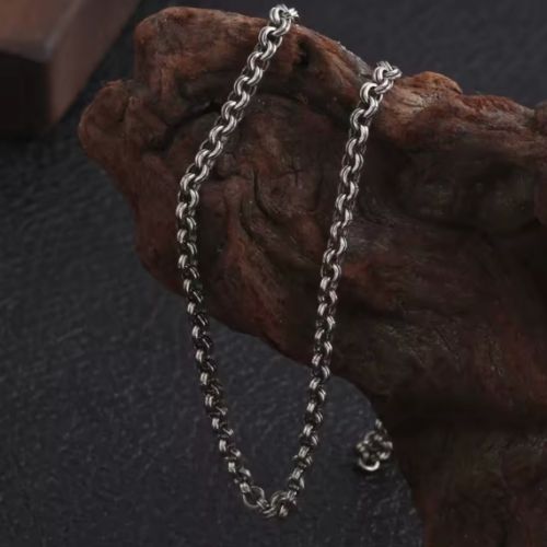 Männer Silberkette Ringsilber